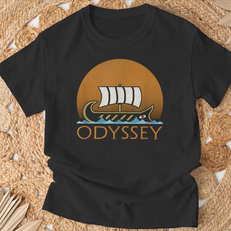 Odisea De Homero Antigua Grecia Camiseta unisex Regalos para ancianos