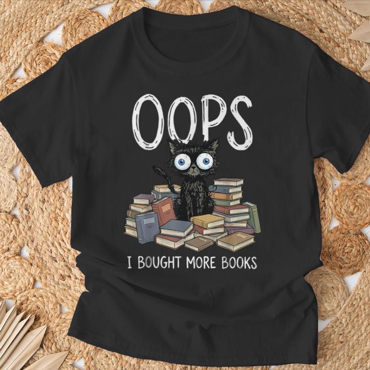 Oops I Bought More Books T-Shirt Gifts for Old Men