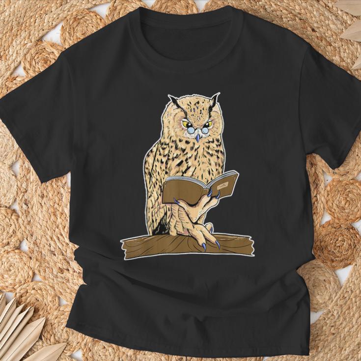 Owl Reading With Eye Glasses Book Student Teacher Bookworm For Men Women Kids T-Shirt Gifts for Old Men Owl Reading With Eye Glasses Book Student Teacher Bookworm For Men Women Kids T-Shirt Gifts for Old Men