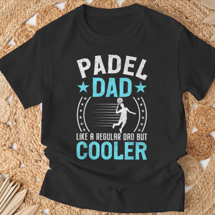 Padel Dad Uomo Divertente Papà Papà Padre Padel Fan Player Maglietta Regalos para ancianos
