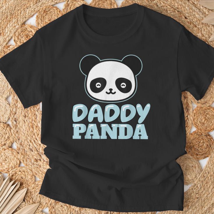 Papà Panda Bear Papà Festa Del Papà Panda Maglietta Regalos para ancianos