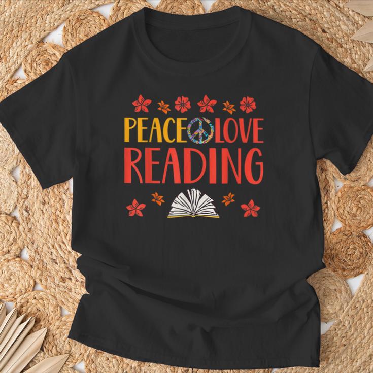 Peace Love Reading Book Nerd Book Geek T-Shirt Gifts for Old Men Peace Love Reading Book Nerd Book Geek T-Shirt Gifts for Old Men