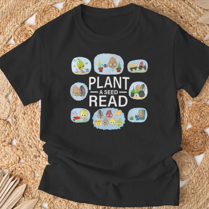 Plant A Seed Read Summer Reading 2026 Cute Farm Tractor Book T-Shirt Gifts for Old Men Plant A Seed Read Summer Reading 2026 Cute Farm Tractor Book T-Shirt Gifts for Old Men