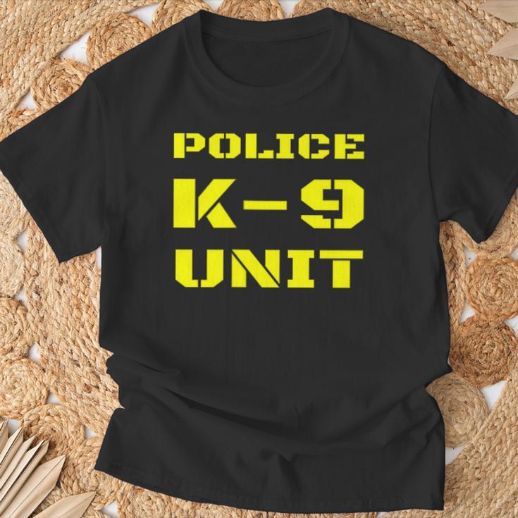 Police K-9ユニット ドッグハンドラー オンデューティー K9 チームオフィサー タクティカル Tシャツ 高齢者への贈り物