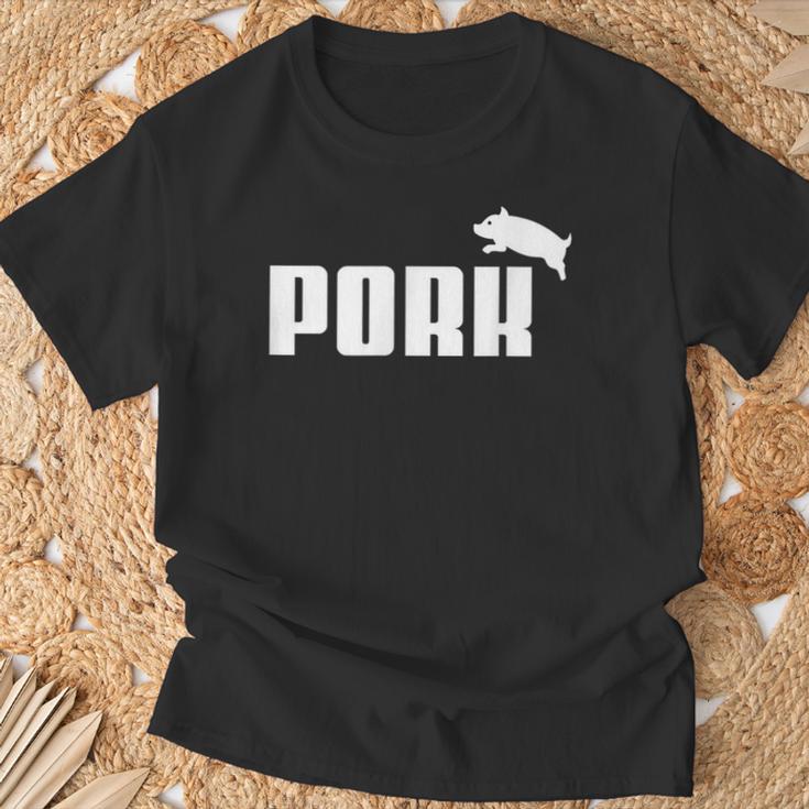 Pork – 面白いtシャツ Bbqスモーカーベーコン愛好家用 Tシャツ 高齢者への贈り物