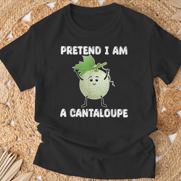Pretend I Am A Cantaloupe メロン コスチューム マスクメロン Tシャツ 高齢者への贈り物