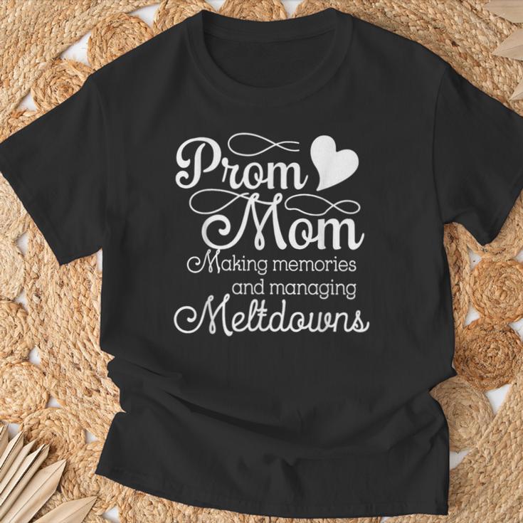 Prom Night Mom Prom Queen Mom Prom Preparation Mom Duties T-Shirt Gifts for Old Men