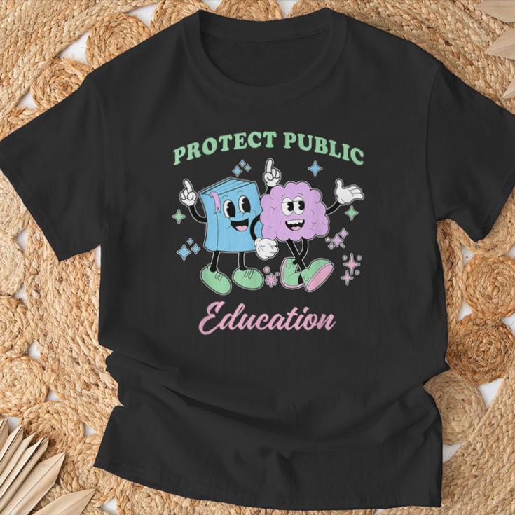 Protect Public Education Public Library Read Banned Books T-Shirt Gifts for Old Men Protect Public Education Public Library Read Banned Books T-Shirt Gifts for Old Men