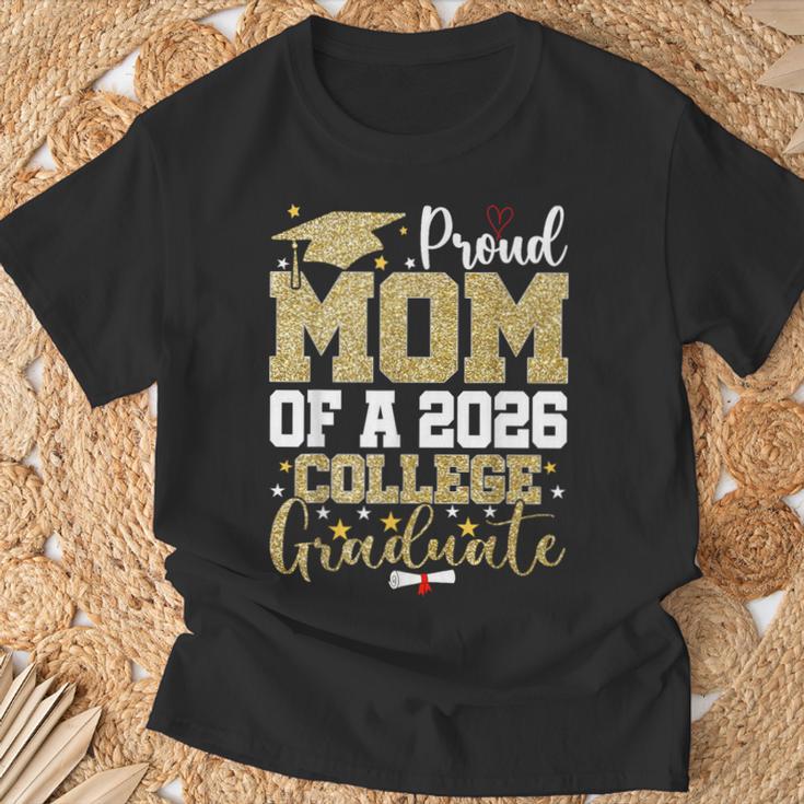 Proud Mom Of A 2026 College Graduate Senior Graduation T-Shirt Gifts for Old Men