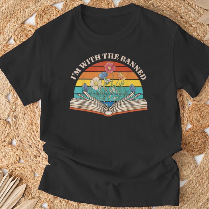 I Read Banned Books I'm With The Banned T-Shirt Gifts for Old Men I Read Banned Books I'm With The Banned T-Shirt Gifts for Old Men