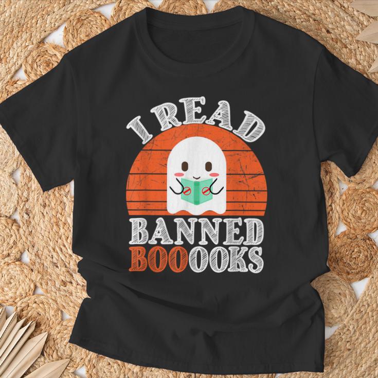 I Read Banned Booooks Banned Books Reader T-Shirt Gifts for Old Men I Read Banned Booooks Banned Books Reader T-Shirt Gifts for Old Men