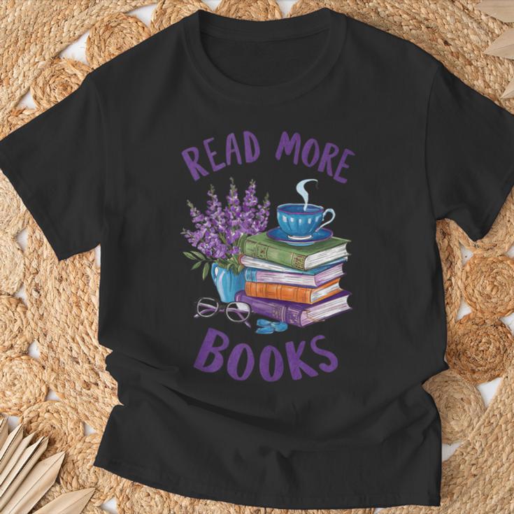 Read More Books Floral Book Reader Art Reading Lover Quote T-Shirt Gifts for Old Men Read More Books Floral Book Reader Art Reading Lover Quote T-Shirt Gifts for Old Men