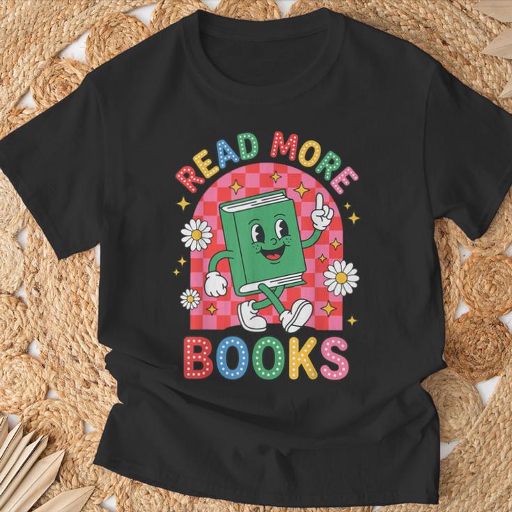 Read More Books T-Shirt Gifts for Old Men