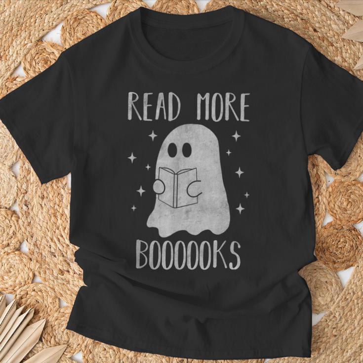 Read More Boooooks Cute Halloween Ghost Reading a Book T-Shirt Gifts for Old Men Read More Boooooks Cute Halloween Ghost Reading a Book T-Shirt Gifts for Old Men