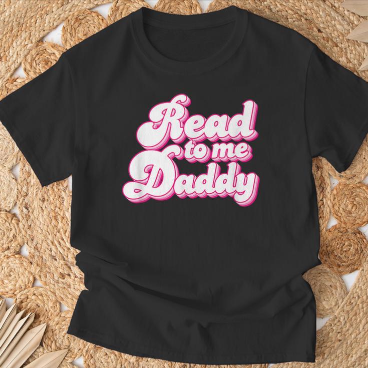 Read To Me Daddy Cute Book Lover T-Shirt Gifts for Old Men