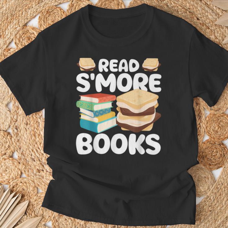 Read S'More Books Camping Reading Bookworm Book Lover T-Shirt Gifts for Old Men Read S'More Books Camping Reading Bookworm Book Lover T-Shirt Gifts for Old Men