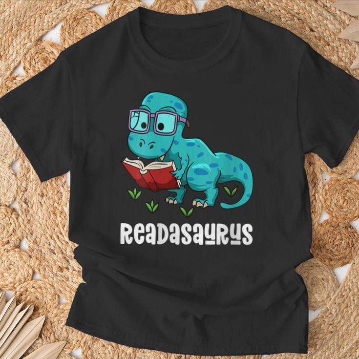 Readasaurus Reading Dinosaur Bookworm Book Reader Meme T-Shirt Gifts for Old Men Readasaurus Reading Dinosaur Bookworm Book Reader Meme T-Shirt Gifts for Old Men