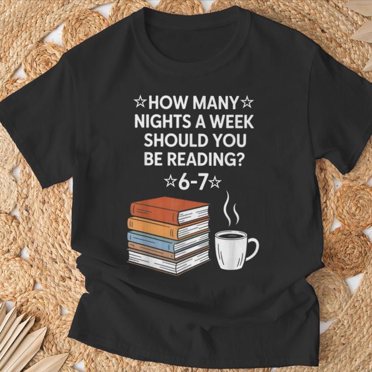 Reading 6-7 Six Seven Meme English Teacher Book Lover T-Shirt Gifts for Old Men