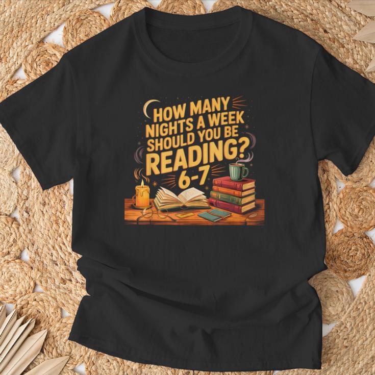 Reading 67 Six Seven Meme English Teacher Book Lover T-Shirt Gifts for Old Men