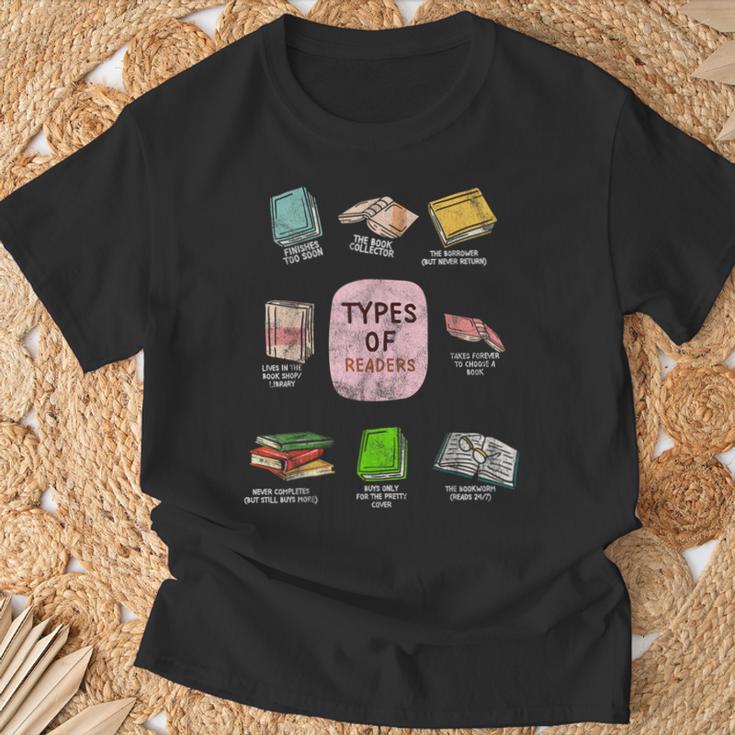 Reading Books Bookworm Book Readers Bookworm T-Shirt Gifts for Old Men
