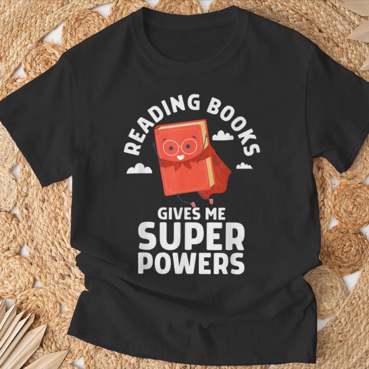 Reading Books Gives Me Superpowers Superhero Book T-Shirt Gifts for Old Men Reading Books Gives Me Superpowers Superhero Book T-Shirt Gifts for Old Men