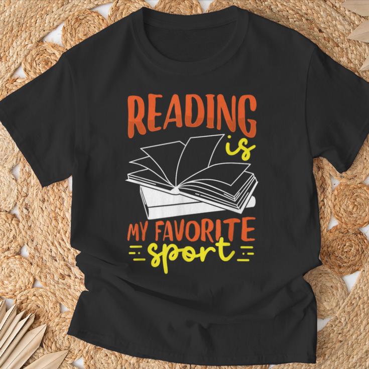 Reading Is My Favorite Sport Bookworm Book Reading T-Shirt Gifts for Old Men Reading Is My Favorite Sport Bookworm Book Reading T-Shirt Gifts for Old Men
