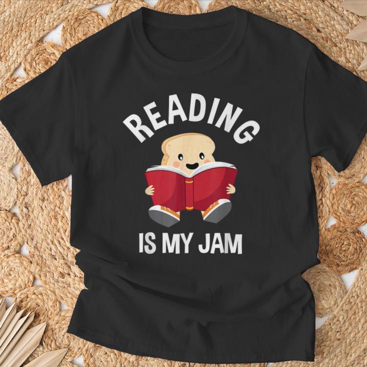 Reading Is My Jam Pun Book Lover & Reading T-Shirt Gifts for Old Men Reading Is My Jam Pun Book Lover & Reading T-Shirt Gifts for Old Men