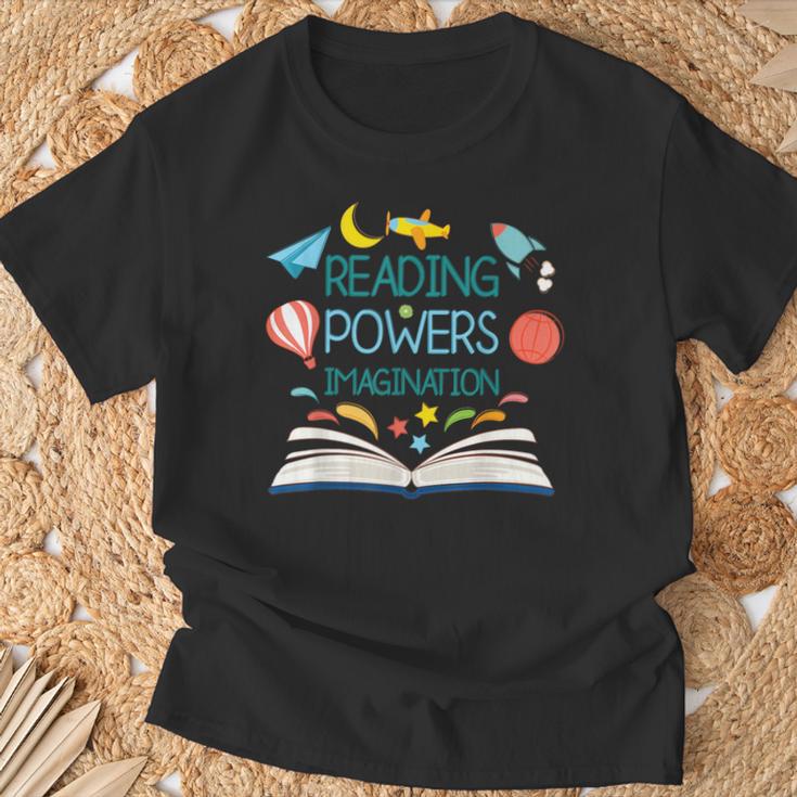 Reading Powers Imagination Books Bibliophile Teacher Men Women Kids T-Shirt Gifts for Old Men Reading Powers Imagination Books Bibliophile Teacher Men Women Kids T-Shirt Gifts for Old Men