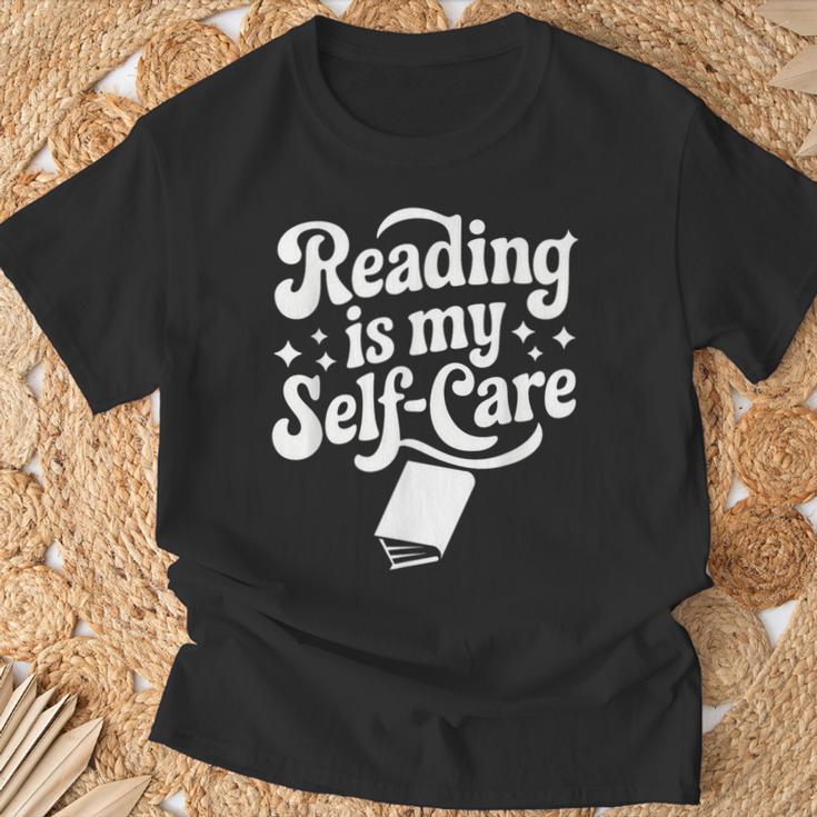 Reading Is My Self-Care Cozy Book Lover Tee T-Shirt Gifts for Old Men Reading Is My Self-Care Cozy Book Lover Tee T-Shirt Gifts for Old Men