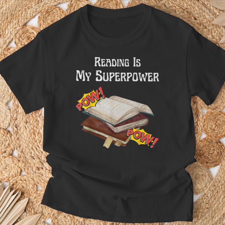 Reading Is My Superpower Book Lover T-Shirt Gifts for Old Men Reading Is My Superpower Book Lover T-Shirt Gifts for Old Men