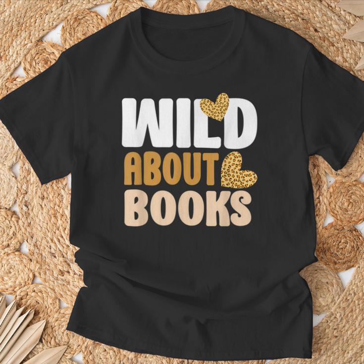 Reading Teacher Book Reader Student Leopard Wild About Books For Men Women T-Shirt Gifts for Old Men Reading Teacher Book Reader Student Leopard Wild About Books For Men Women T-Shirt Gifts for Old Men