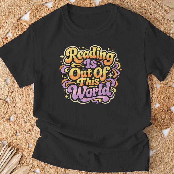 Reading Is Out Of This World Reader Book Him Her Library T-Shirt Gifts for Old Men Reading Is Out Of This World Reader Book Him Her Library T-Shirt Gifts for Old Men