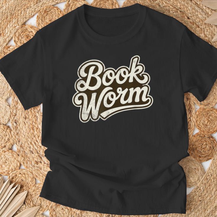 Retro Book Worm Reading For Book Lovers T-Shirt Gifts for Old Men Retro Book Worm Reading For Book Lovers T-Shirt Gifts for Old Men
