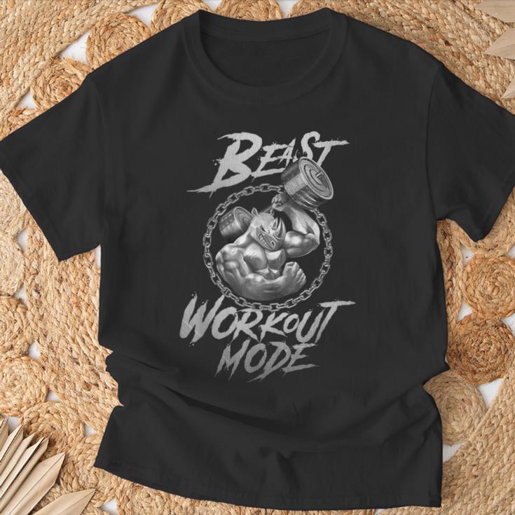 Rhino Beast ワークアウト ファッション フィットネス ジム アニマル マッスルフィット Tシャツ 高齢者への贈り物