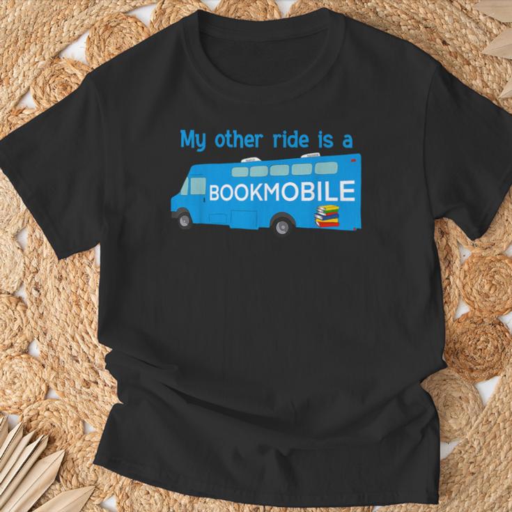 My Other Ride Is a Bookmobile Librarians Book Lovers T-Shirt Gifts for Old Men