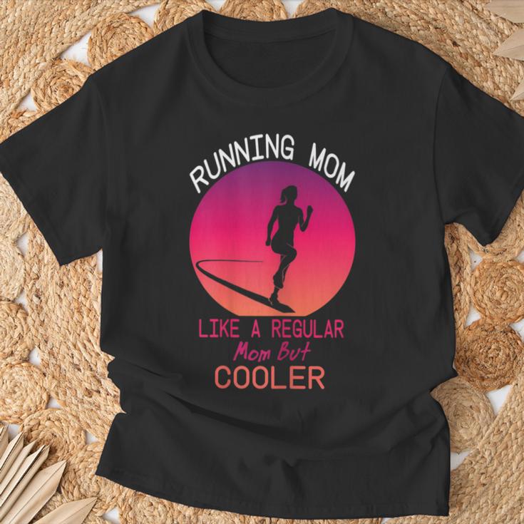 Running Mom Marathon Runner Para El Día De La Madre Camiseta unisex Regalos para ancianos