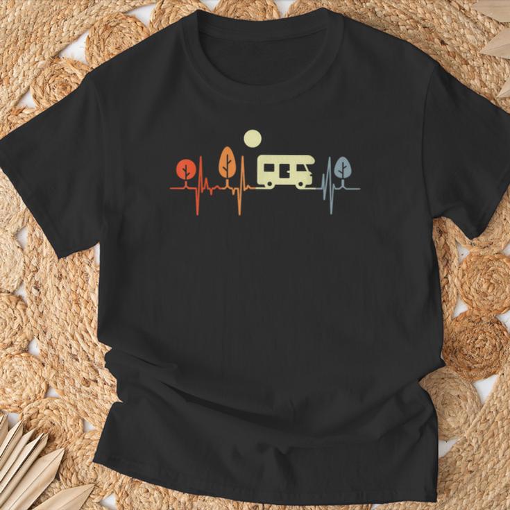 Rvキャンピングカー・ハートビートキャンパー Tシャツ 高齢者への贈り物
