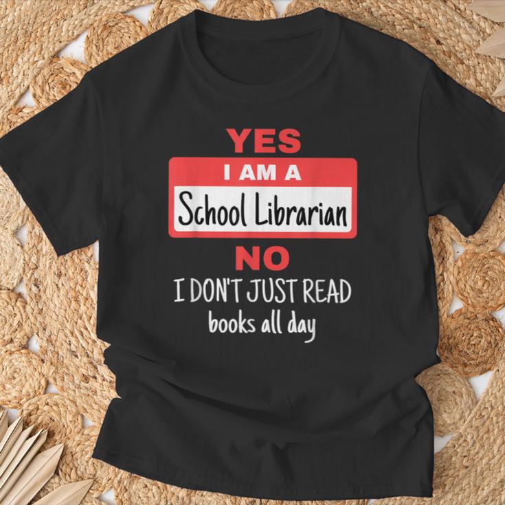 School Librarian Appreciation Don't Read Books T-Shirt Gifts for Old Men