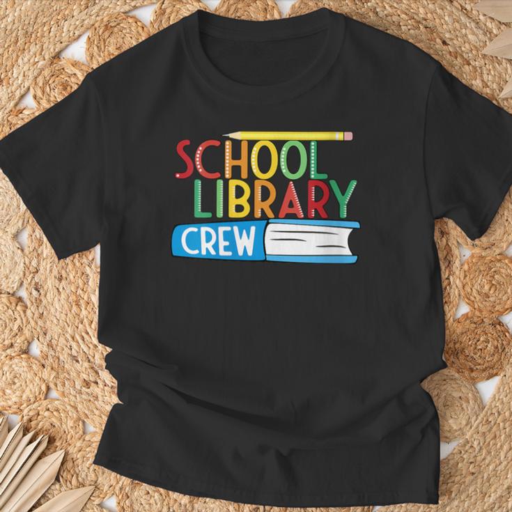 School Library Crew Teacher School Librarian Read More Books T-Shirt Gifts for Old Men School Library Crew Teacher School Librarian Read More Books T-Shirt Gifts for Old Men