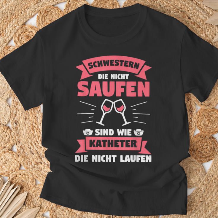 Schwestern Die Nichtaufen Krankschenschwester T-Shirt Geschenke für alte Männer
