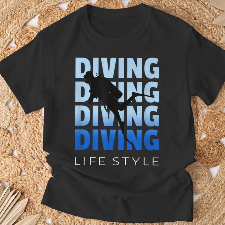 Scuba Diving Gearcuba Diving Equipment Dive Tシャツ 高齢者への贈り物