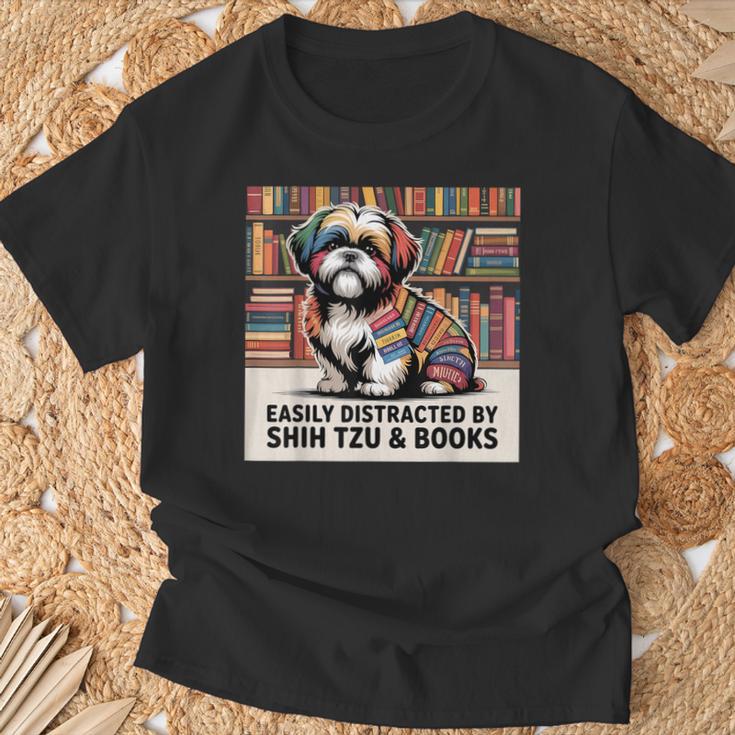 Shih Tzu Dog Shihtzu Dog Books Nerds Reader Shitzhu Shih Tzu T-Shirt Gifts for Old Men Shih Tzu Dog Shihtzu Dog Books Nerds Reader Shitzhu Shih Tzu T-Shirt Gifts for Old Men