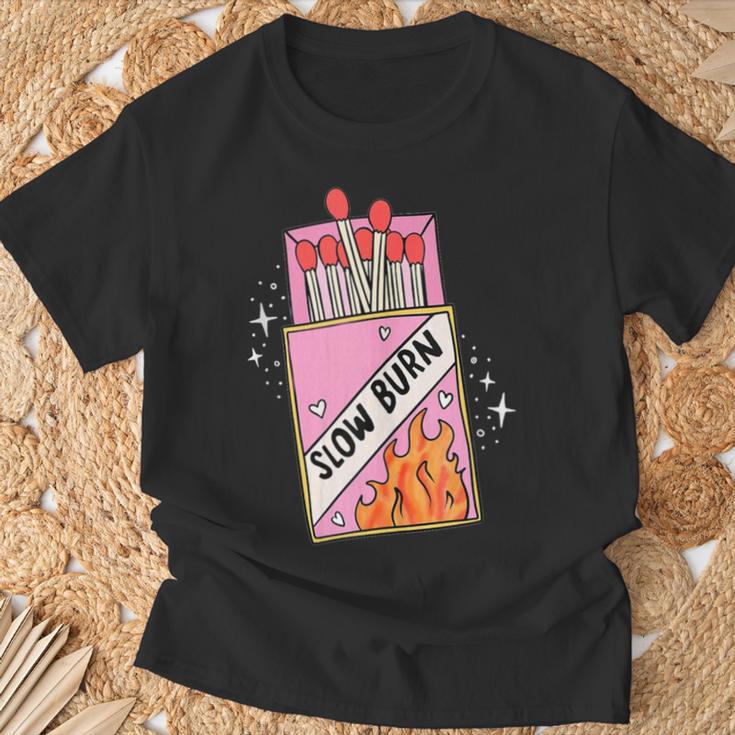Slow Burn Book Trope Worth The Wait Love Takes Time T-Shirt Gifts for Old Men Slow Burn Book Trope Worth The Wait Love Takes Time T-Shirt Gifts for Old Men
