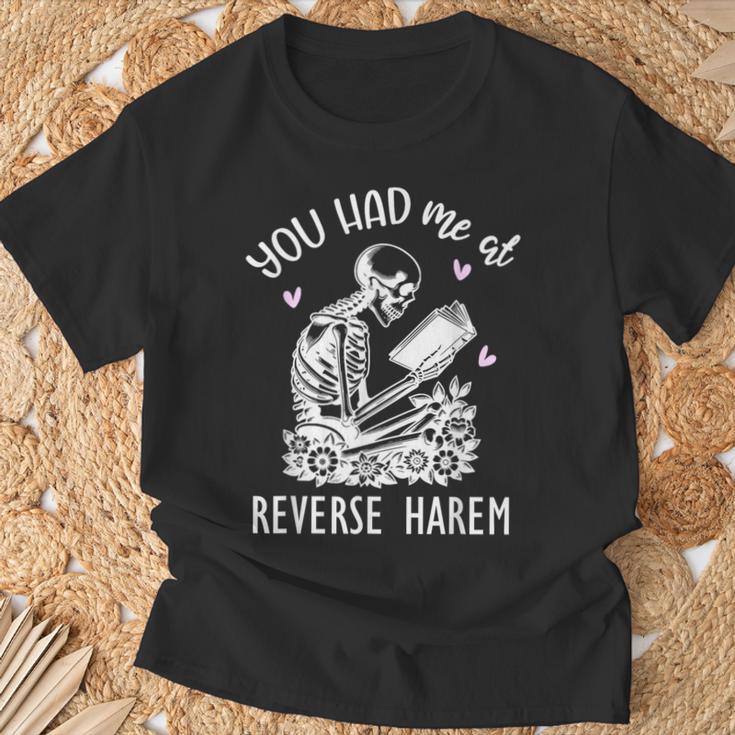 Smutty Dark Romance You Had Me At Reverse Harem Spicy Books T-Shirt Gifts for Old Men Smutty Dark Romance You Had Me At Reverse Harem Spicy Books T-Shirt Gifts for Old Men