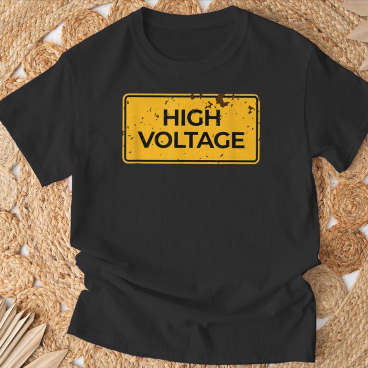 Snirt 高電圧tシャツ 高電圧 高電圧 Tシャツ 高齢者への贈り物