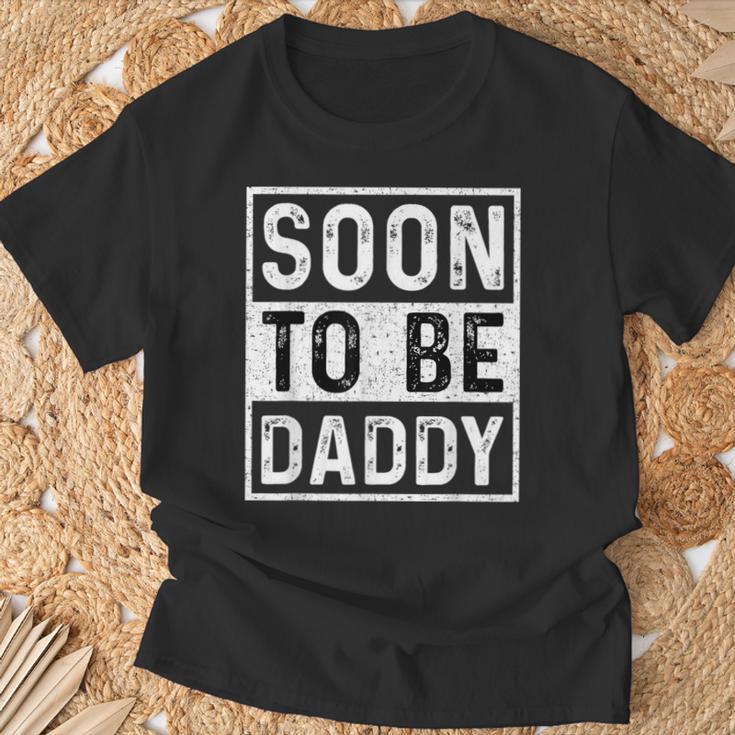 Soon To Be Daddy すぐにお父さんの発表-すぐにパパになります Tシャツ 高齢者への贈り物