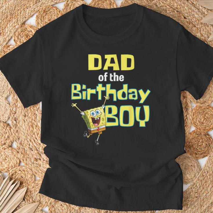 Spongebobquarepants Papà Del Compleanno Ragazzo Maglietta Regalos para ancianos