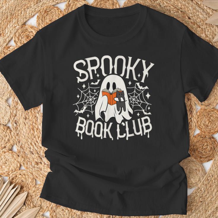 Spooky Book Club Cute Ghost Reading Book Halloween Costume T-Shirt Gifts for Old Men Spooky Book Club Cute Ghost Reading Book Halloween Costume T-Shirt Gifts for Old Men