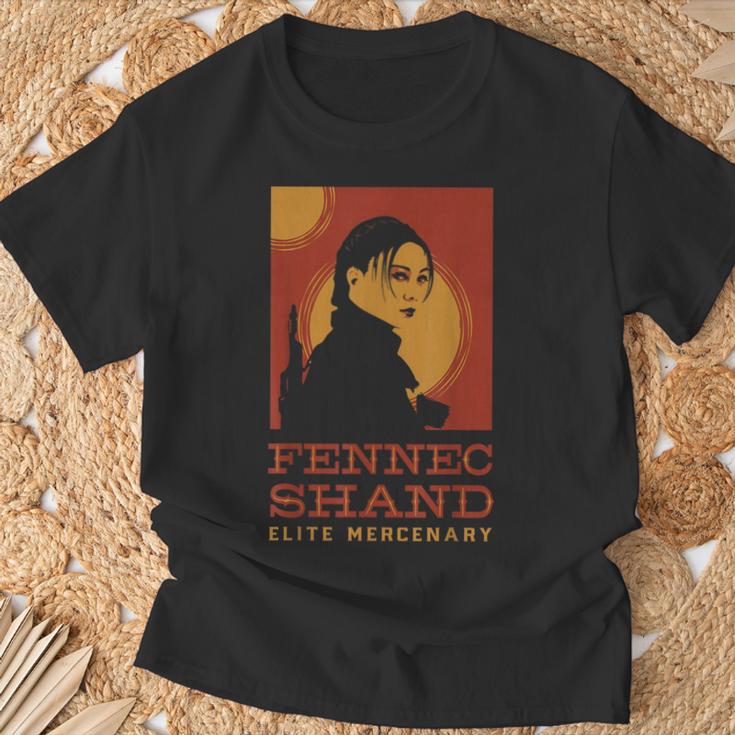 Star Wars The Book Of Boba Fett Elite Mercenary Poster T-Shirt Gifts for Old Men Star Wars The Book Of Boba Fett Elite Mercenary Poster T-Shirt Gifts for Old Men