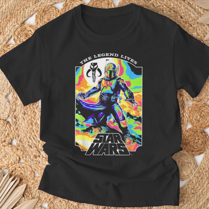 Star Wars The Book Of Boba Fett The Legend Lives Retro V-2 T-Shirt Gifts for Old Men Star Wars The Book Of Boba Fett The Legend Lives Retro V-2 T-Shirt Gifts for Old Men